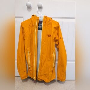 Mountain Hardwear Orange Rain Jacket